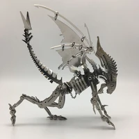 3d diy metal stainless steel puzzle assembly model kit crafts creative gift as home office decor for over 14 winged beast