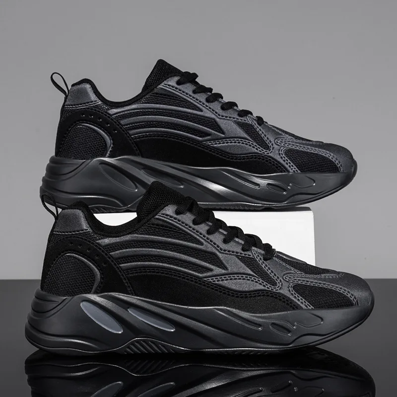 

Кроссовки мужские дышащие, удобная повседневная спортивная обувь для бега, большой размер 39-46, весна