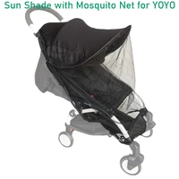 baby stroller accessories sun shade with mosquito net for babyzen yoyo yoya stroller