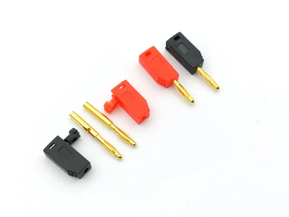 100 шт 2 мм позолоченный штекер банана|plug gold|plug 2mmplug banana |
