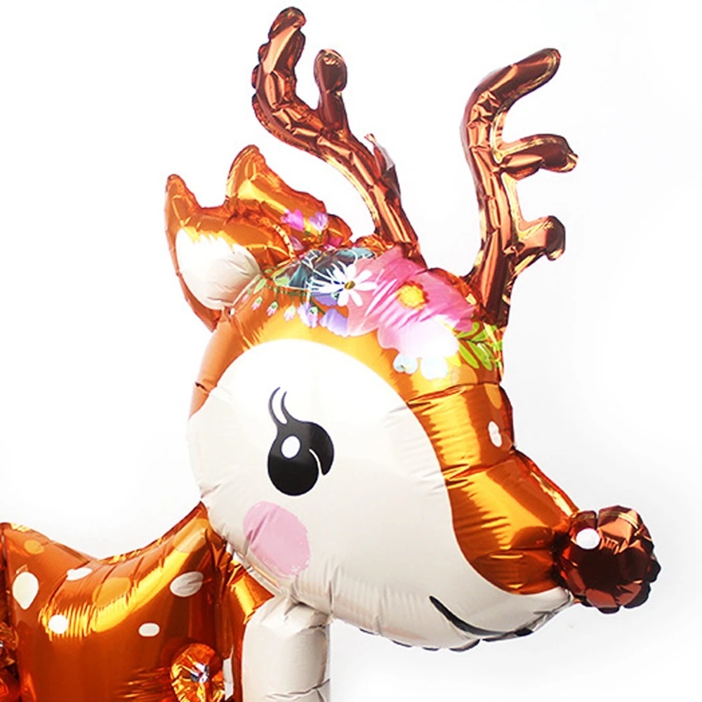 3d воздушные шары из фольги в виде оленя 1 шт.|Украшения своими руками для