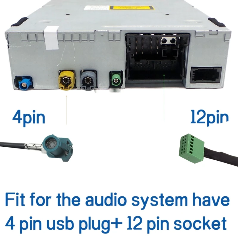 Автомобильный беспроводной аудиокабель 12 В AUX Bluetooth 5 0 свободные руки для Audi A3 A4 B8