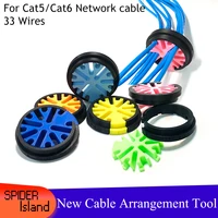 new cat5 cat6 cable comb for cable management tool for wire organizing cable straightener tool category cable wire organizer