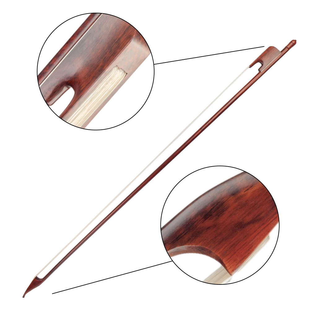Наоми Скрипка Лук Высокое качество 4/4 Snakewood барокко Скрипка Лук Snakewood Лягушка конец Скрипка Лук