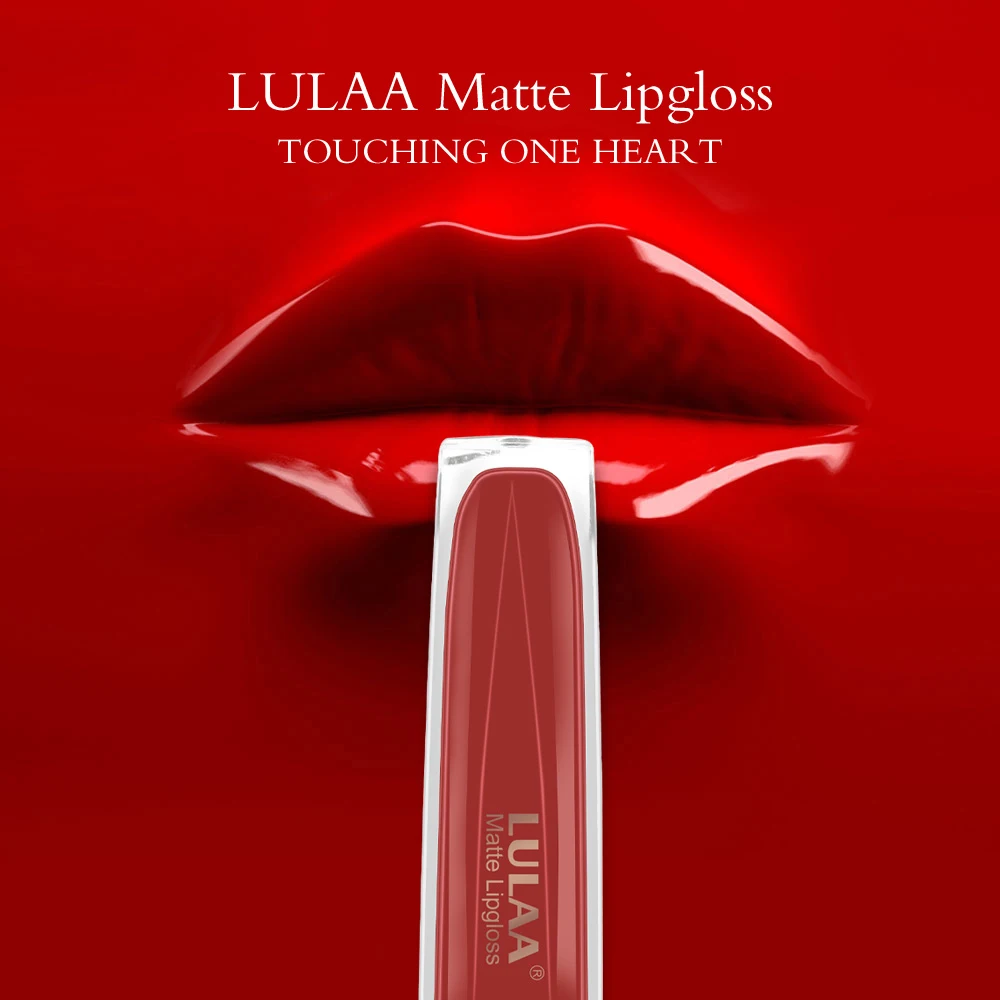 

Frosted Lip Gloss Moisturizing Lipstick Matte Velvet Long Lasting Bright Flash Pearlescent Lip Gloss T0959