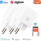 Смарт-розетка ZigBee 16 А с поддержкой Alexa и Google Home