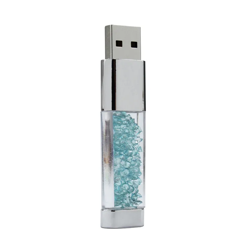 

Brand new Crystal Elements usb flash drives USB 2.0 memory flash stick U Disk 4GB 16GB 32GB 64GB christmas Gift