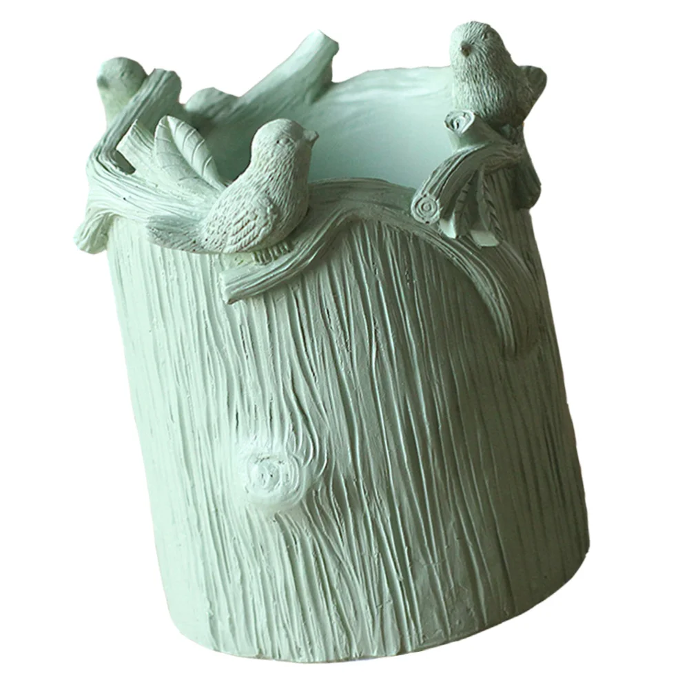 

1Pc Decorative Brush Pot Decorative Stationery Holder Makeup Brush Bucket