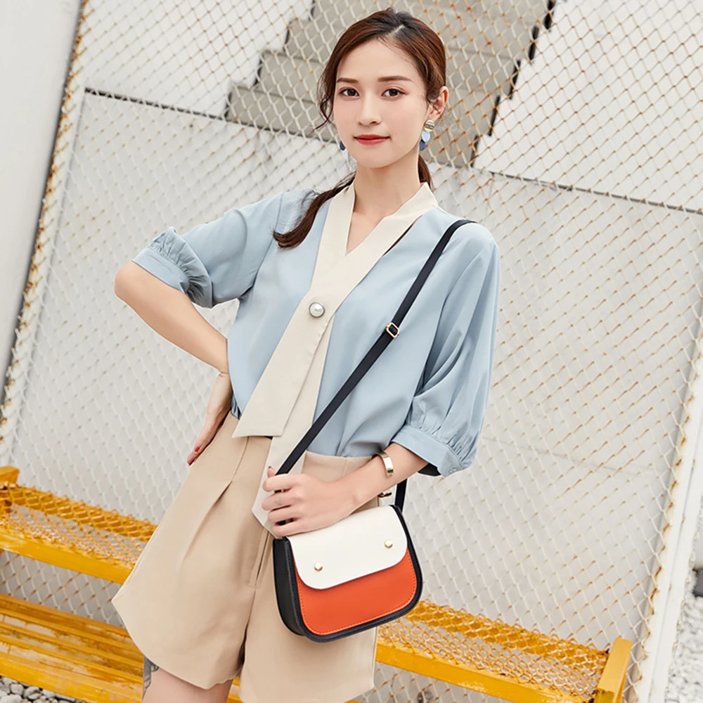 2019 Новая корейская модная PU трендовая сумка женская милая на плечо