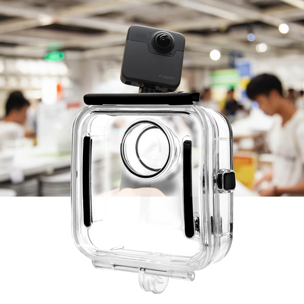 Дешево Водонепроницаемый чехол для камеры Gopro Fusion 360, 45 м