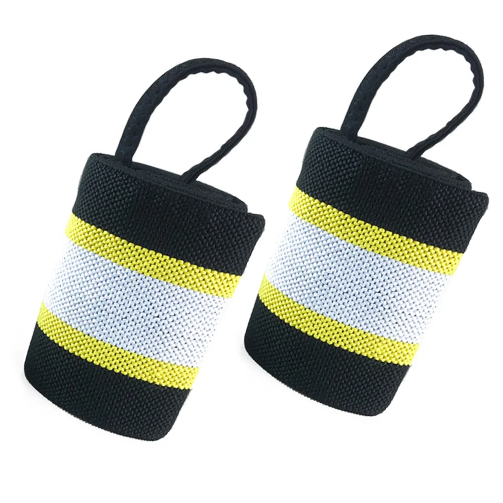 

1 Pair of Training Wristband Anti-sprain Wrist Support Hand Brace Sports Wristband Weightlifting Thumb Rope Wrist Guard Hook and