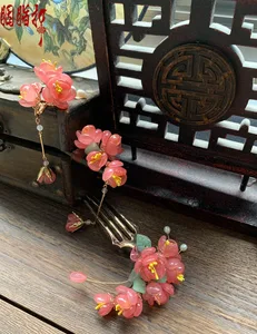 VIP Flash продажа тусу Симон розовый цвет Милая заколка для волос Красивая шлифовальная заколка для волос милые сказочные гребень для волос ручной работы аксессуары