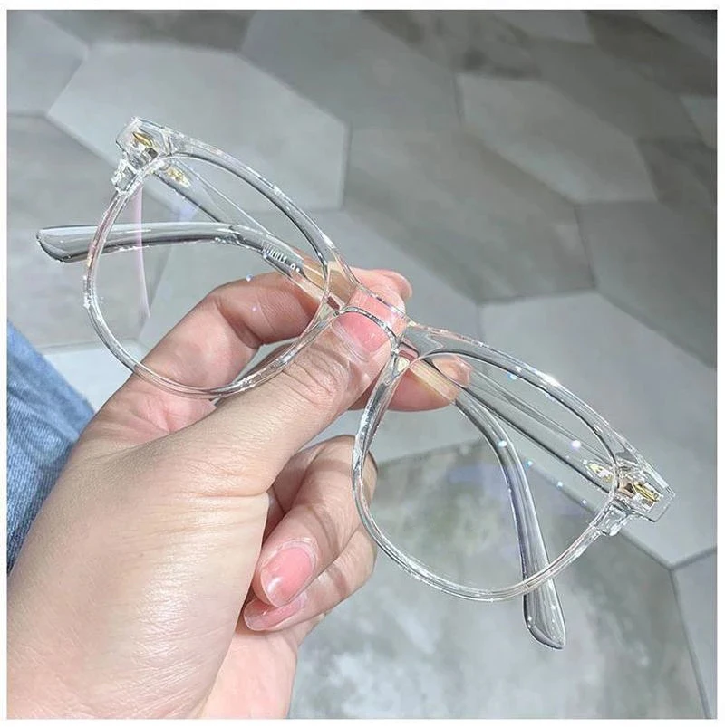 

New Anti Blue Light Ray Finished Myopia Glasses Frame for Women Men Computer Glasses Diopter -1.0 -1.5 -2.0 To -6.0