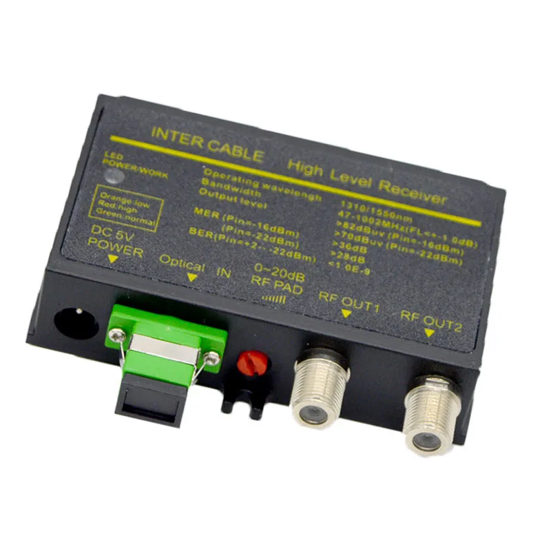 Оптический приемник CATV mini Knot SC APC FTTH OR31 1260 нм до 1600 Нм цифровой аналоговый