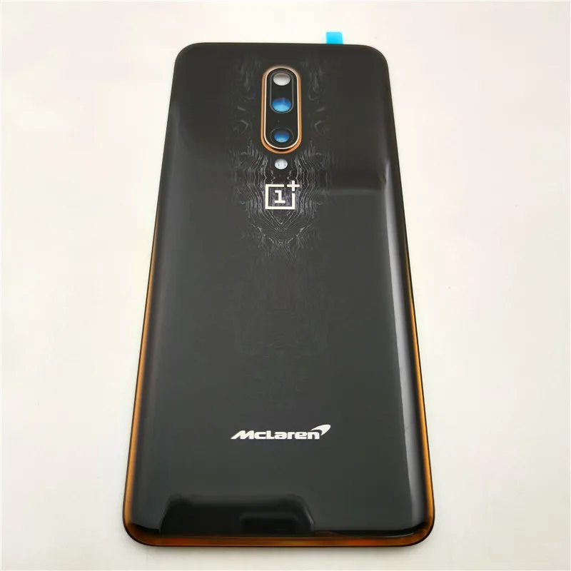 

Крышка батарейного отсека для OnePlus 7T Pro, сменная Крышка батарейного отсека McLaren, Задняя стеклянная крышка с объективом камеры