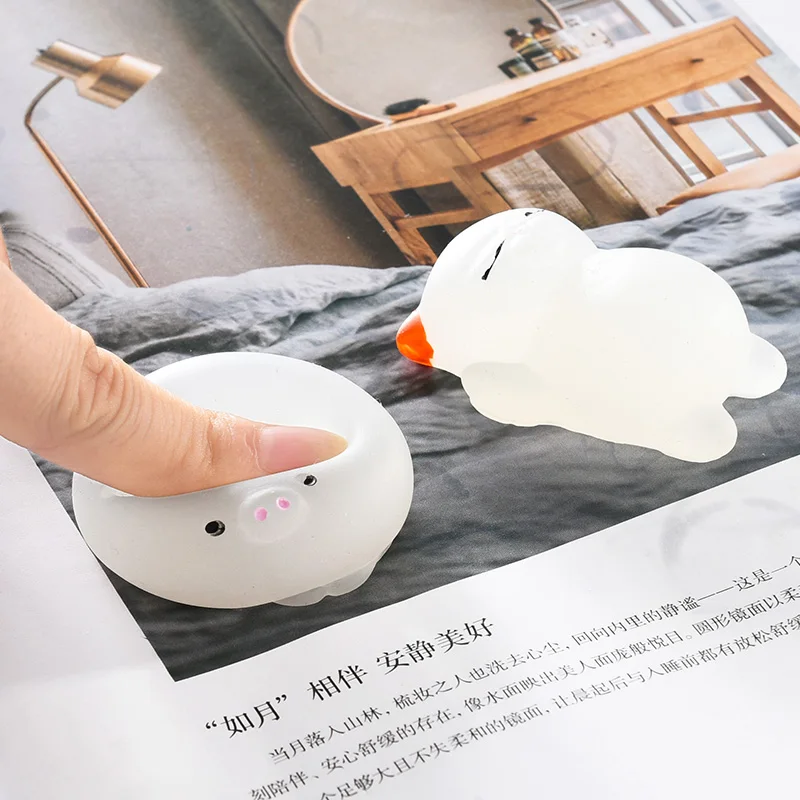 Мини Изменение цвета мягкий милый Кот мочи Squeeze эластичный каваи Распаковка