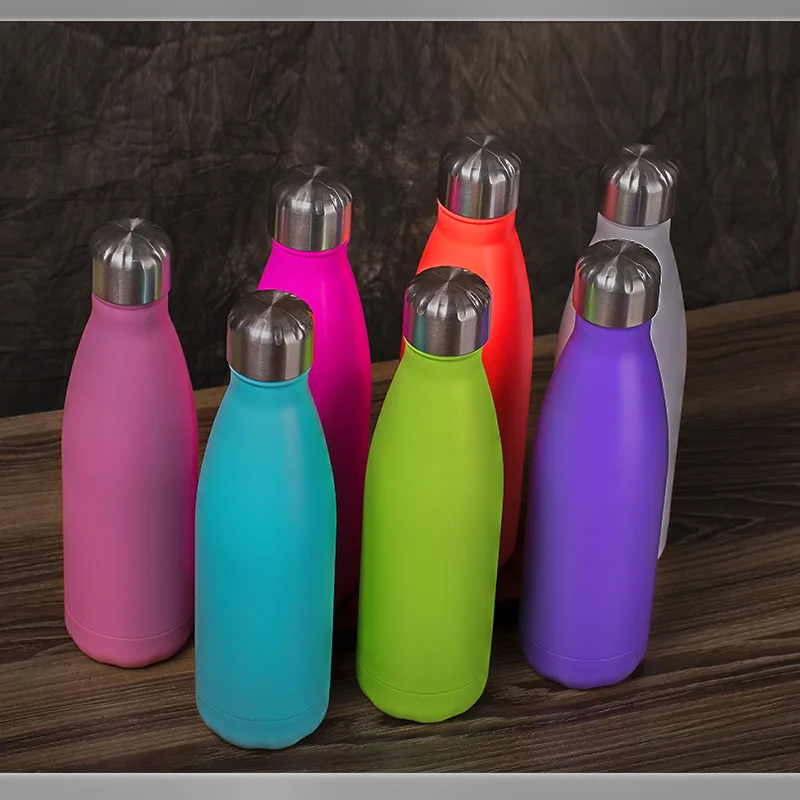 Индивидуальная бутылка для воды без бисфенола А термос 500 мл из нержавеющей стали