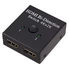 Двунаправленный коммутатор с 2 портами 1080P, совместимый с HDMI, 1x22x1 разделение, 1 в 2, 4K x 2K HDMI-совместимый разделенный переключатель