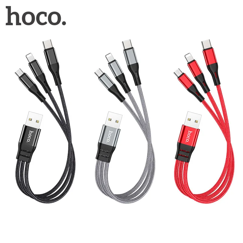 Беспроводное зарядное устройство HOCO 3in1 USB C кабель для передачи данных iphone 12 11 Xs Max