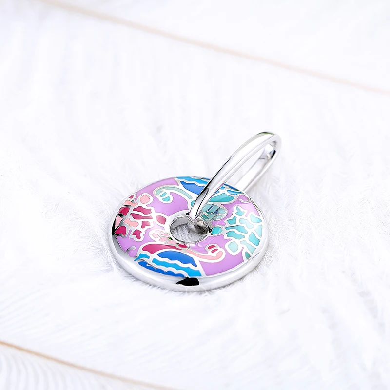 Женское Ожерелье с акварелью вечерние серебра 925 пробы | Украшения и аксессуары