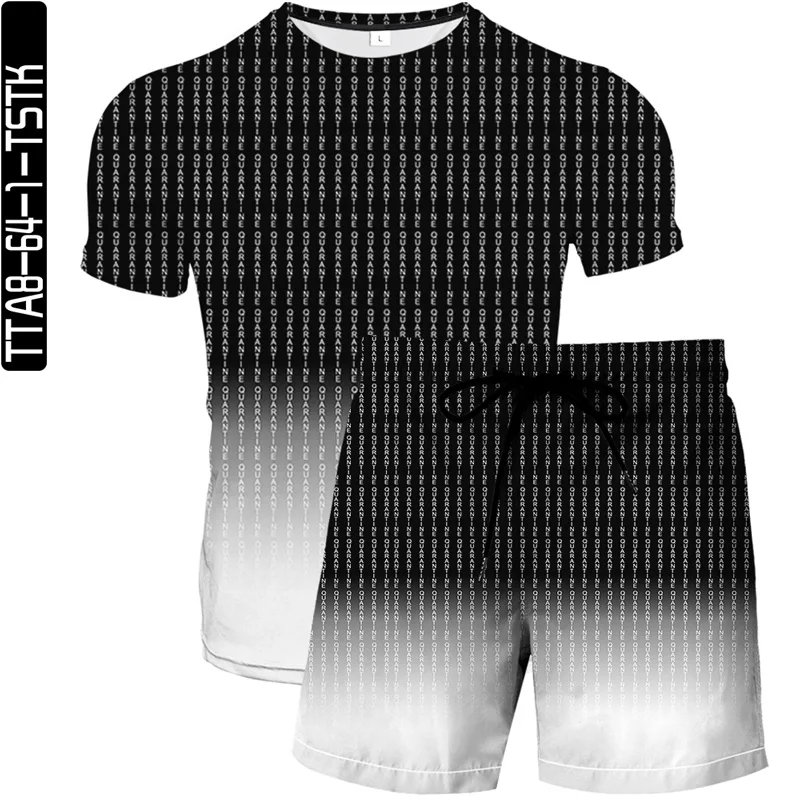 

Gradient color 3D printing beach shorts men's and women's swimming shorts breathable quick-drying loose shorts surf shorts