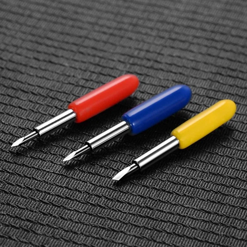 

40Pcs Blades Vinyl Cutting Machines - 30/45/60 Degree Tungsten Steel Roland Plotter Cutting Replacement Blades