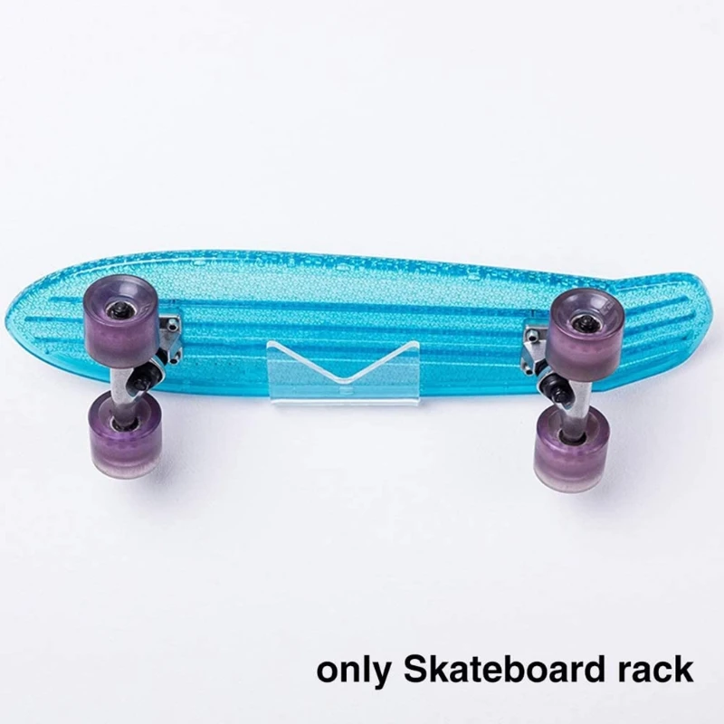 

Skateboard Wall Mount Rack Acrylic Longboard Deck Skate Scooter Skateboards Wall Holder Display Stand Hanger