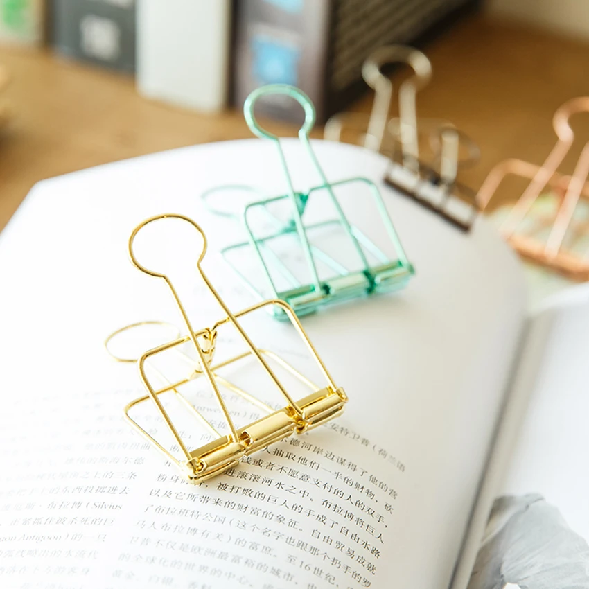 3 типа скрепки полые зажимы нержавеющая сталь документ Держатель файлов