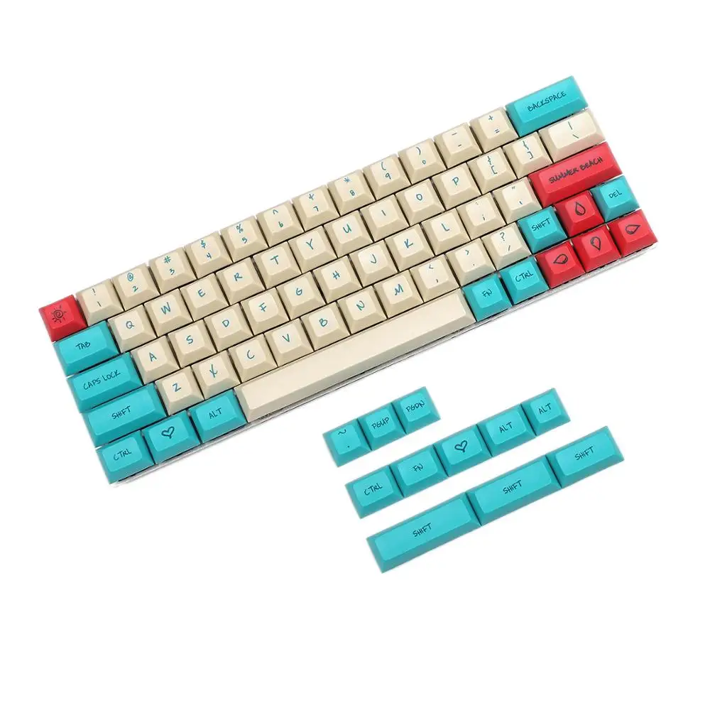 Клавиатура Гавайская набор клавиш DSA для MX механическая клавиатура 104 87 61 Filco Ducky