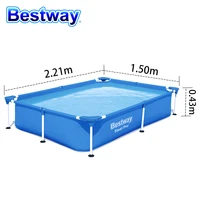 bestway 56401 above ground steel pro 2 21m frame swimming gartenpool for family easy set water funbabys kids real pool bestway
