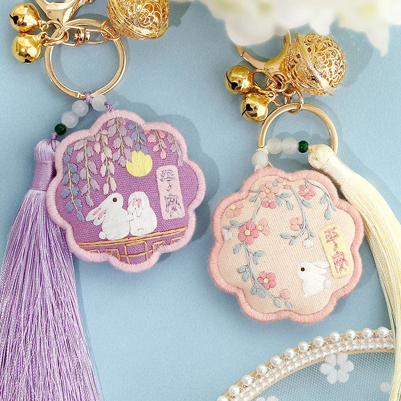 Набор для вышивки крестиком Omamori сделай сам вышивка с надписью мира ручная работа