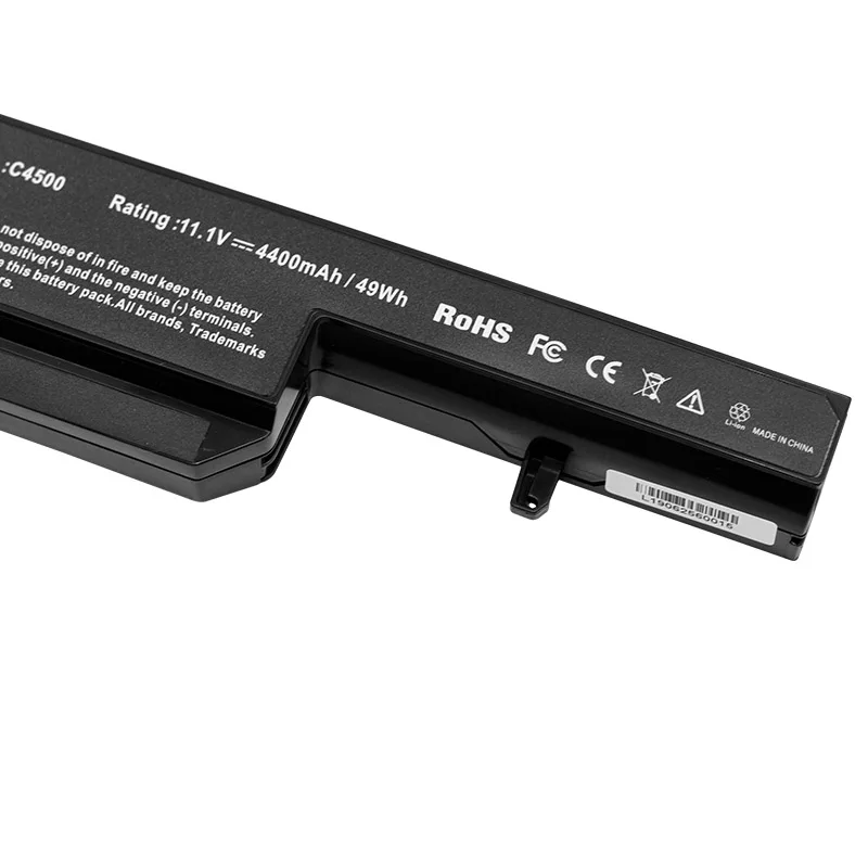 

Golooloo 6 Cells Laptop Battery for Clevo C4500 C4500Q C4501 C4505 W150 C4500BAT-6 6-87-C480S-4P4 C4500BAT 6 KB15030 W150ER