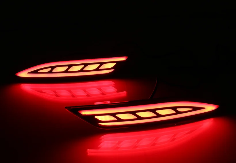 

Led rear Reflector for Honda HR-V HRV Vezel 2014 2015 2016 2017 2018 Brake Lights bumper lamp Turn Signal warning light