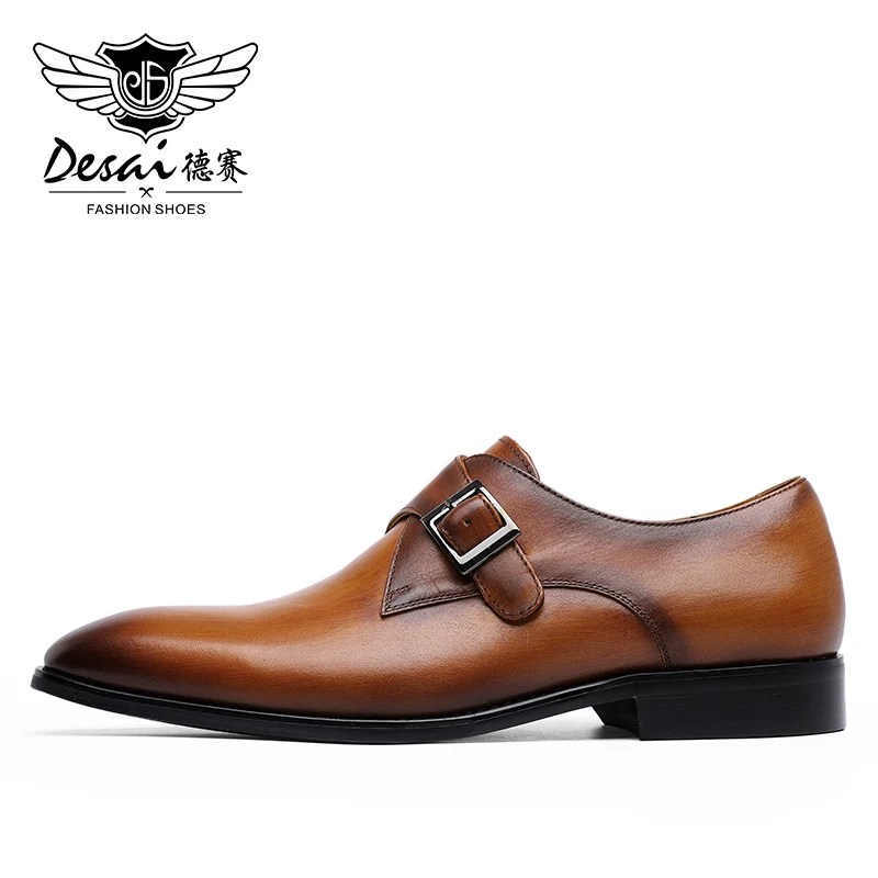 Мужские Формальные туфли из натуральной кожи Desai модельные классические