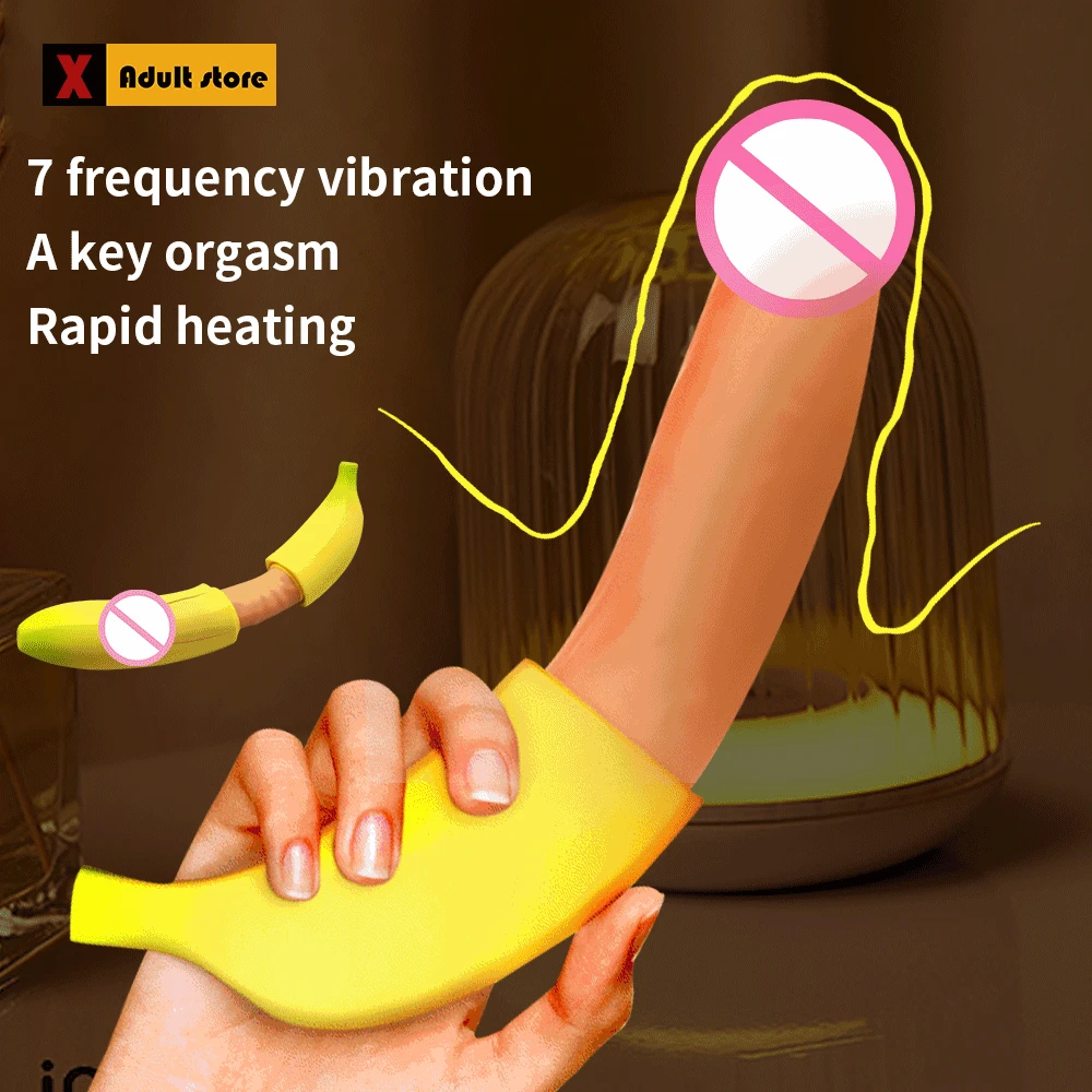 7 Частотный Вибратор-банан стандартная Реалистичная стимуляция - Цена: 0