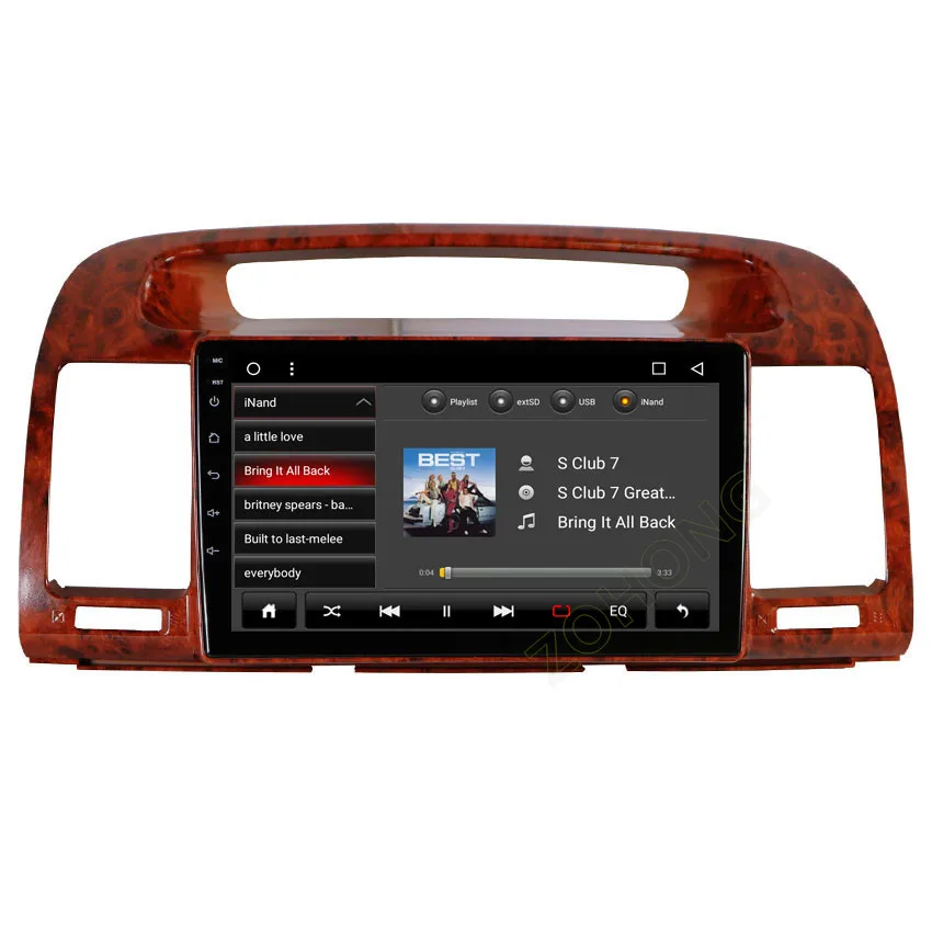 2.5D Octa 8 ядра Android автомобильный мультимедийный dvd-плеер для Toyota Camry 2002 2003 2004 2005 2006 автомобиля gps навигация Авто Радио стерео