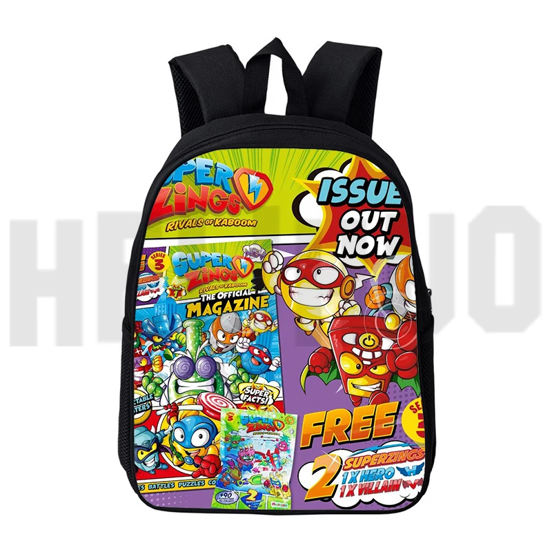 

Sac A Dos 12/16 Inch Mochila 3D Print Game Anime Super Zings Series 4/5/6 Backpack Children Cartoon Superzings Bag for Teenager