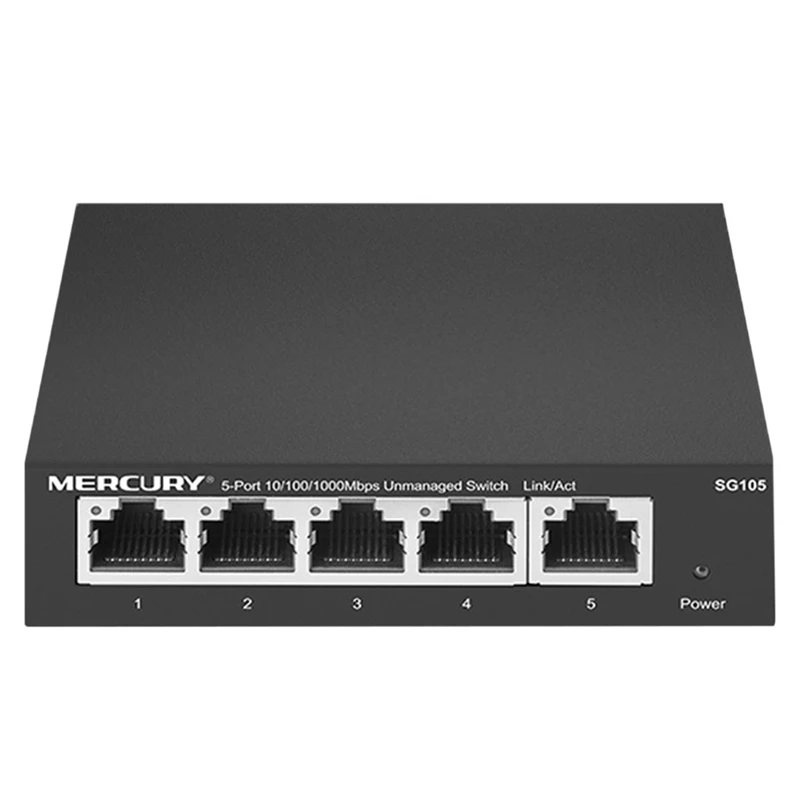 

TL-SG105 5Port Gigabit Unmanaged Ethernet Network Switch Ethernet Splitter Plug Play Shielded Ports Traffic Optimization