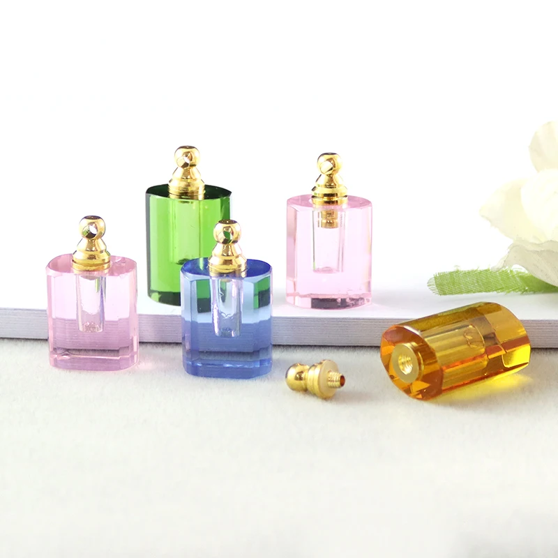 Комплект из 2 предметов, с украшением в виде кристаллов Glassl пузырек Подвеска флакон духов Подвески эфирное масло прелести ожерелье кулон, сделай сам, ювелирное изделие Комплект из 2 предметов, с украшением в виде кристаллов Glassl пузырек Подвеска флакон духов Подвески эфирное масло прелести ожерелье кулон, сделай сам, ювелирное изделие