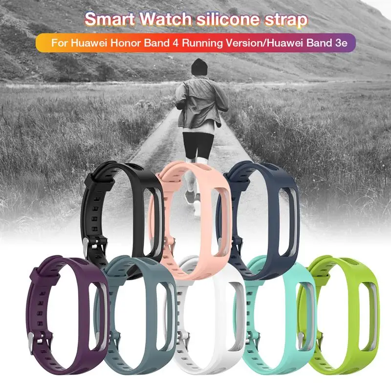 Ремешок силиконовый для Huawei Honor Band 4 умный спортивный сменный Браслет бега 3e