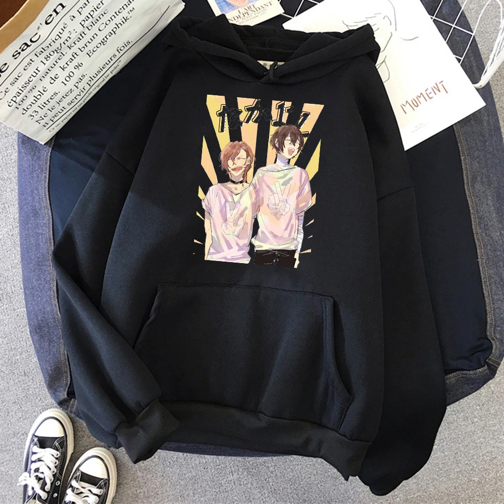 

Autumn Men Women Streetswear Hip Hop Sweatshirts Anime Bungo Stray Dogs Edogawa Rampo Hoodies Unisex Tops Boys Girls Clothing