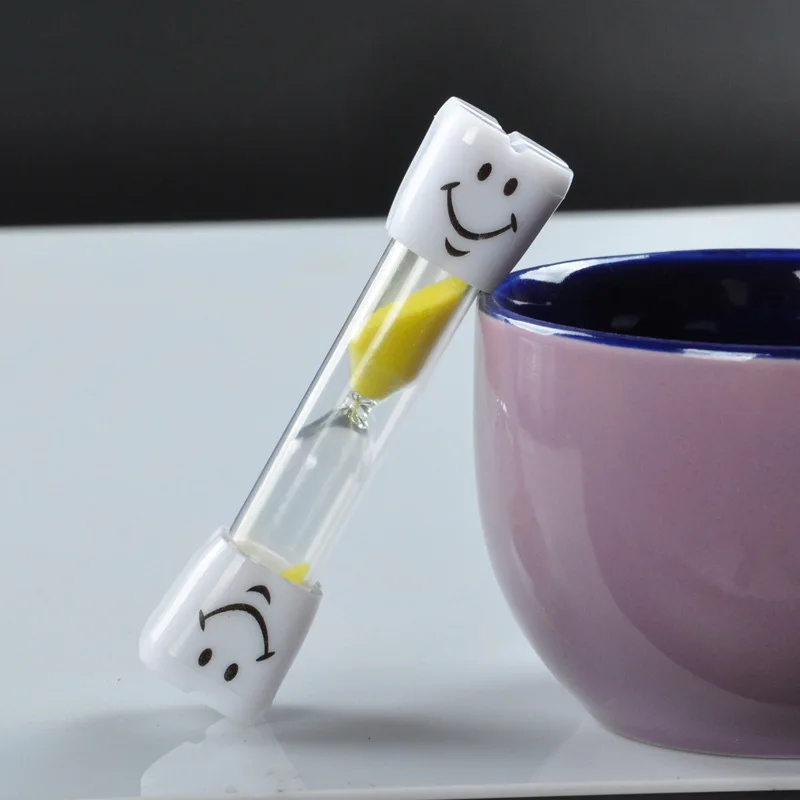 Детские песочные часы Mini Smiley 3 минуты таймер пластиковые креативный подарок | Дом