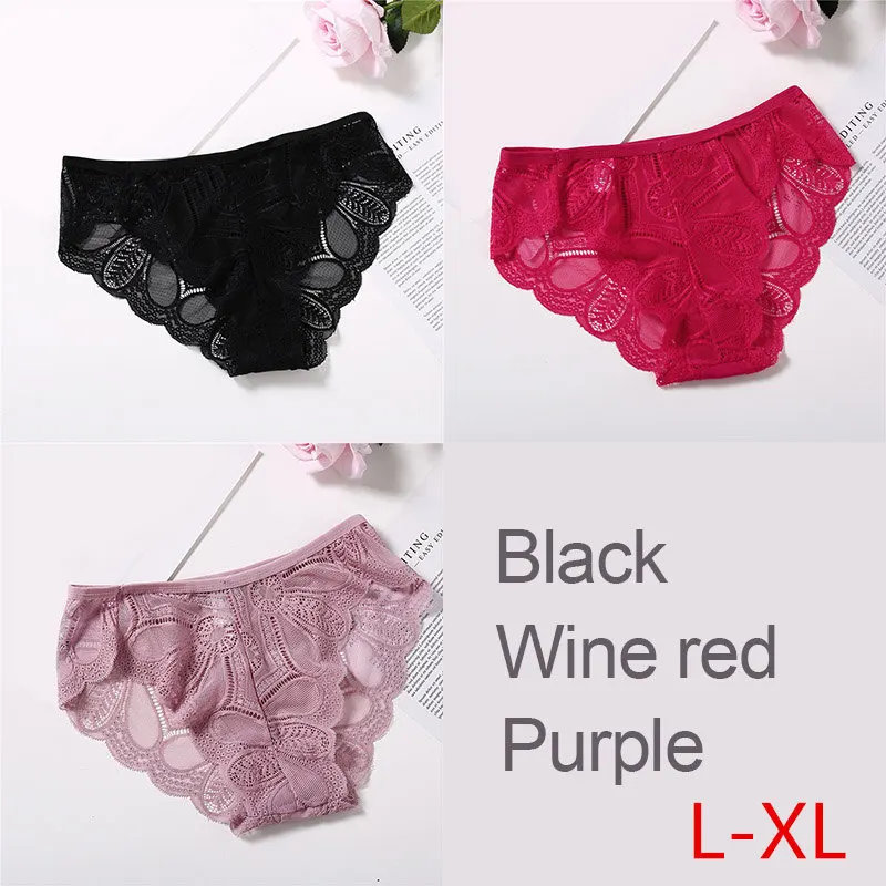 set5 L-XL Плюс размер s-xl сексуальные кружевные трусики женское модное нижнее белье Соблазнительные Красивые трусы девушки Женский хлопковый с низкой талией Нижнее белье для женщин - Цвет: set5 L-XL
