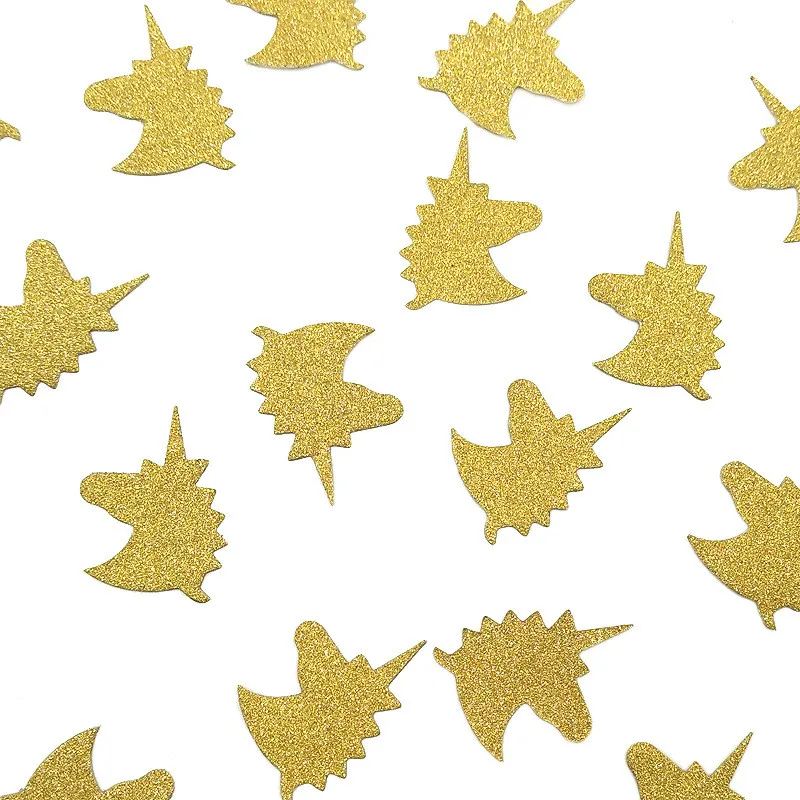 Золотой Единорог конфетти Настольный детский душ вечевечерние НКА Сделай Сам