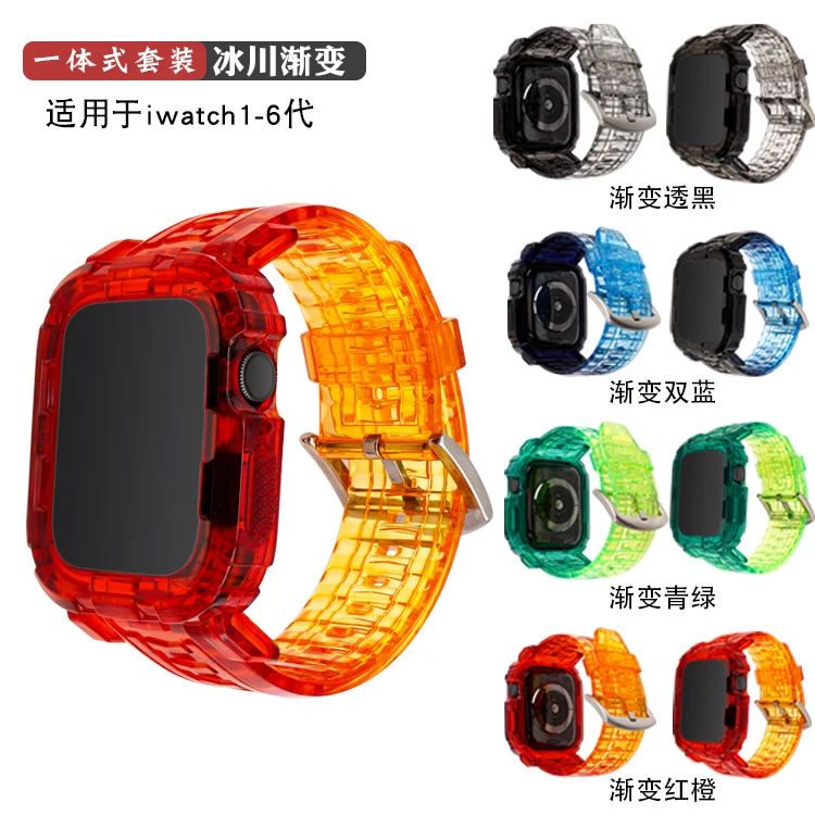 

Силиконовый чехол для Apple Watch Series 6 5 4 3 2 1 38/40/42/44 мм