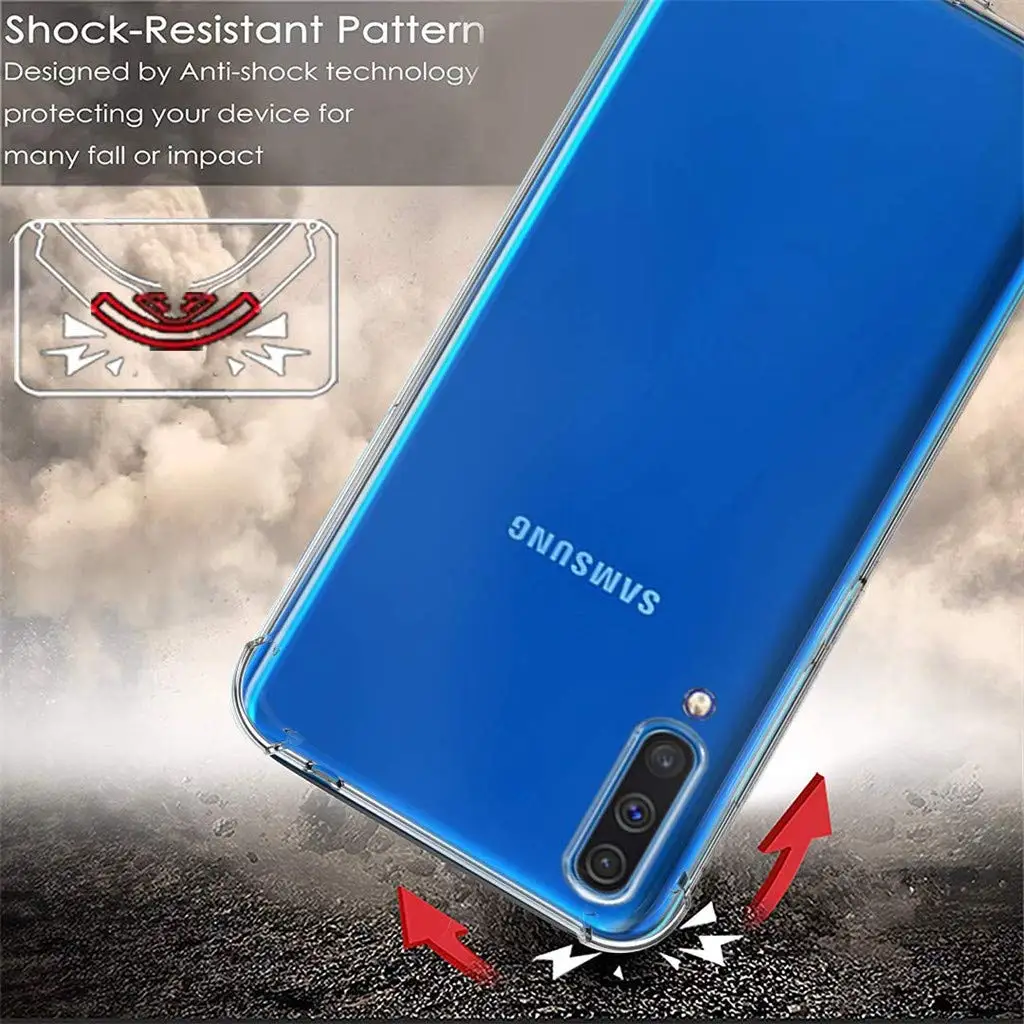 Подушка безопасности для Прозрачный чехол для samsung A30S бант из ленты TPU с изображением в виде ракушки Капа на samsung 30 40 50 S 20 10 A10 A20 A50S A30S a307 a507 A40s