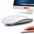 Беспроводной 2,4G Arc Touch компьютерная мышь смешанного цвета для Apple Macbook с эргономичной спинкой, ультра тонкий оптическая Usb мышь 3d Тонкий Магия ПК мыши
