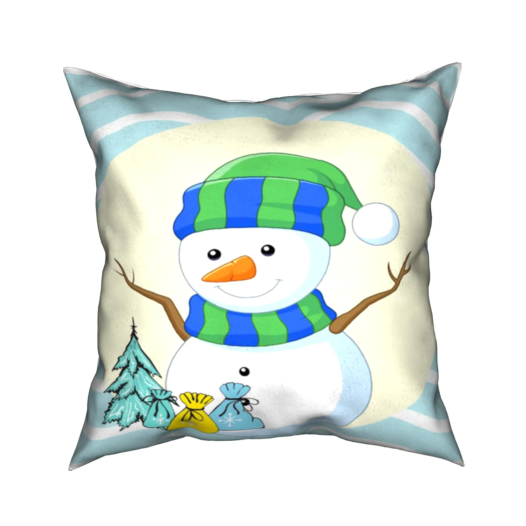 

Christmas Decoration Cushion Covers 45*45 New Year Pillowcases Pillowcase 40*40 Pillow Cover Decorative Cases 2022 50x50 Velvet