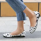 Туфли женские на плоской подошве, модная повседневная дизайнерская обувь, без застежки, все сезоны, большие размеры 35-43, 44, 45, 46