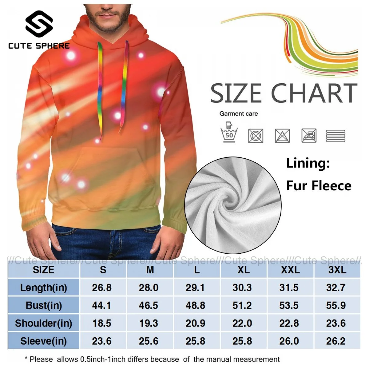 

Red Flare Hoodies Polyester Streetwear Pullover Hoodie Long Popular Autumn Hoodie X Men